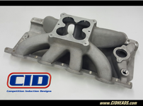 BE 5.0 EFI SC1 - GV2 4500 Performance Intake Manifold to suit a 9.5 – CID  Heads - Competition Induction Designs